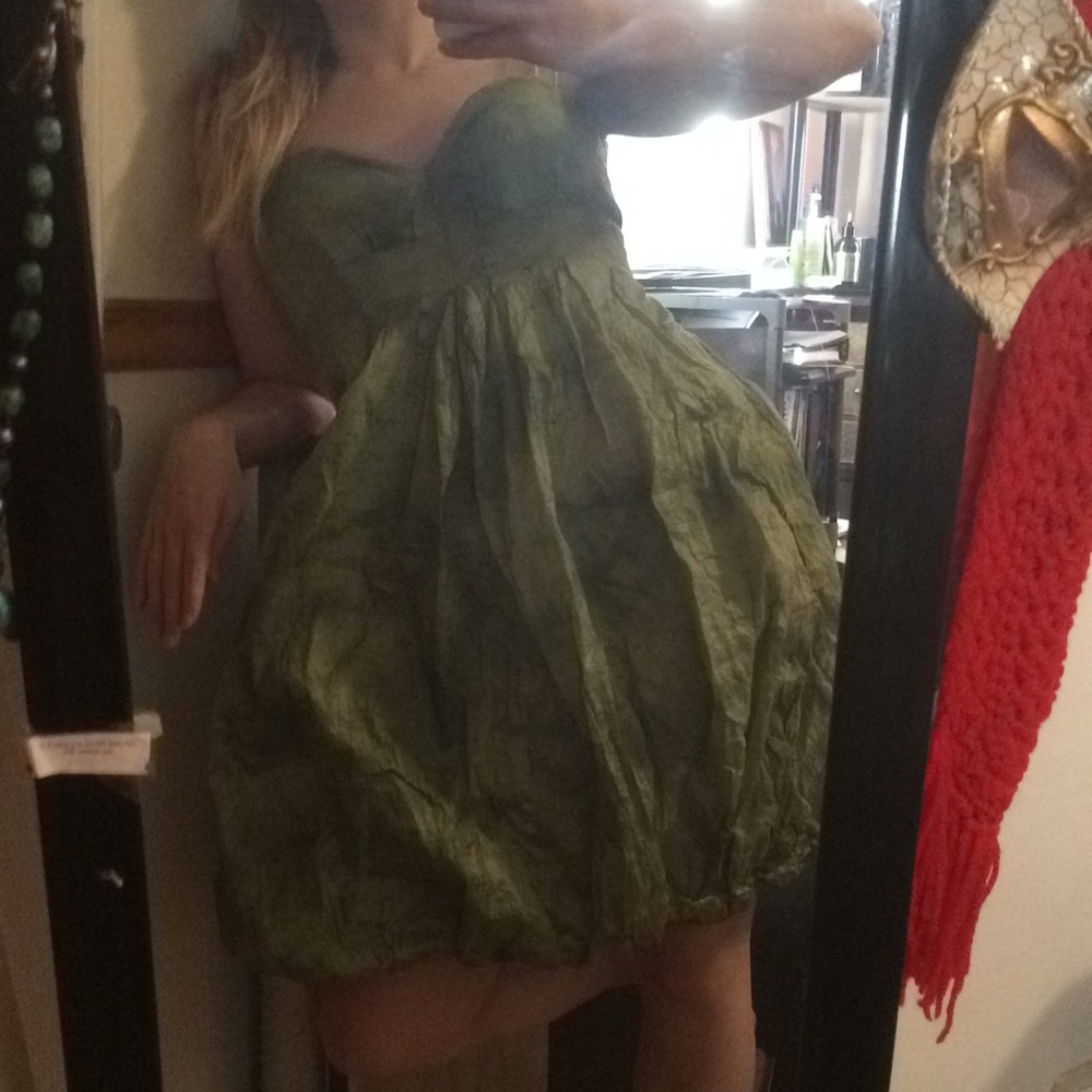 Gorgeous green evening dress